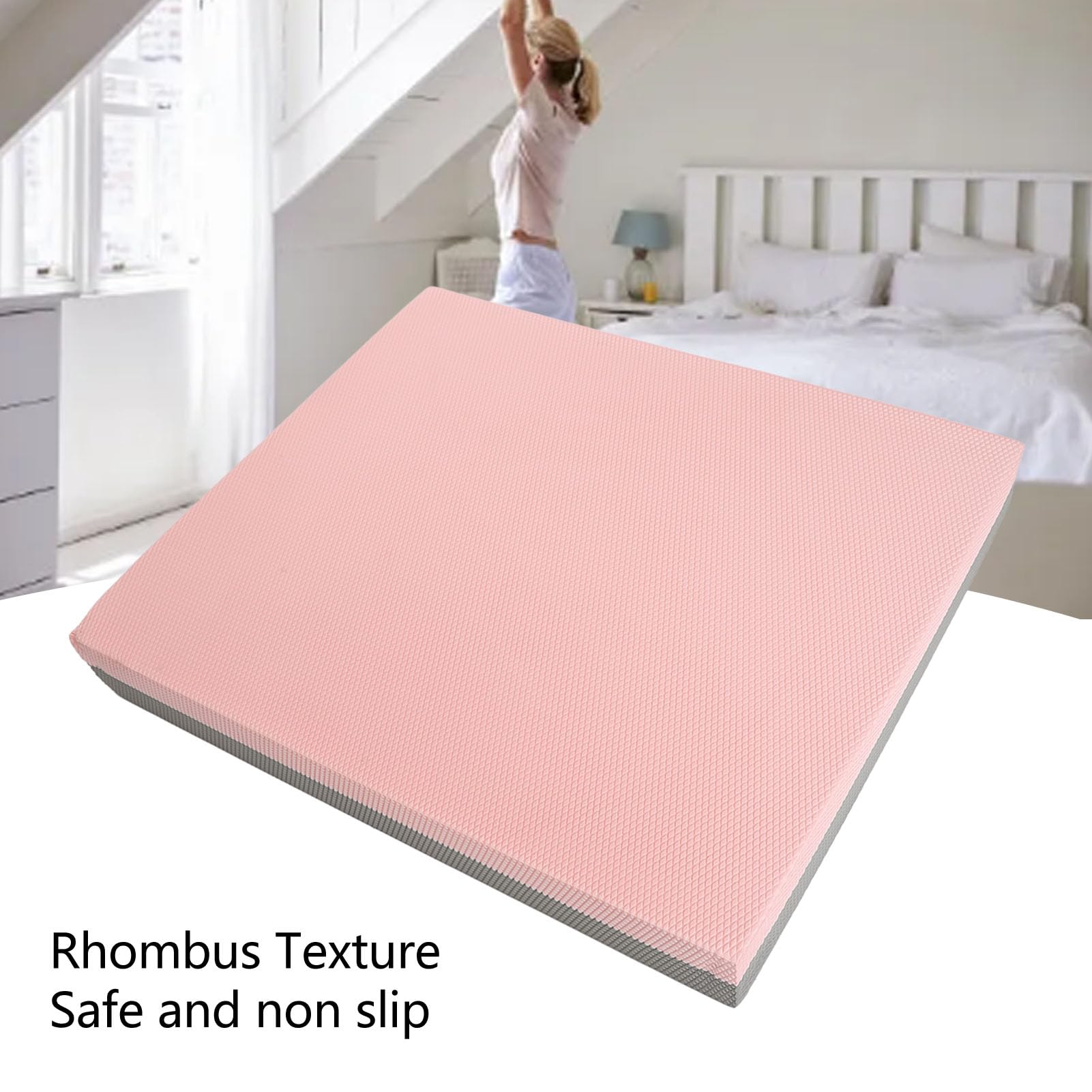 Almohadilla De Espuma Para Tabla De Equilibrio, Estera De Yoga, Almohadilla De Entrenamiento De Equilibrio, Cojín Suave Antideslizante De Alta Resistencia Para Tobillo, Rodilla Y Cadera Para Ejercicio
