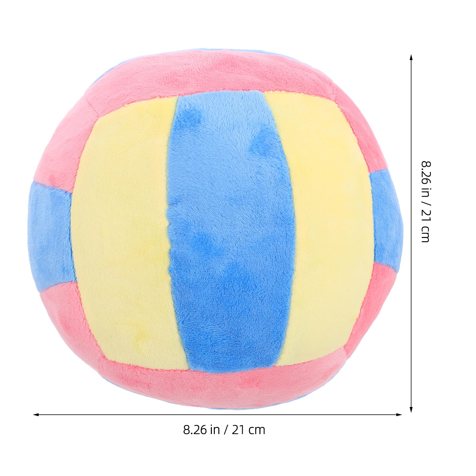 LUOZZY Volleyball Pillow Cartoon Volleyball Shaped Sleeping Travel Pillow Plush Sports Balls Throw Pillow for Home Office Sofa Decoration - Yellow & Blue & Pink
