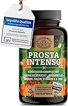 Prosta Intenso® Prostate Capsules – Important: Laboratory Tested Brand Complex with Saw Palmetto Extract, Nettle Root, Pumpkin Seed, Zinc, Selenium & More I Saw Palmetto -DE- SCHEUNENGUT®