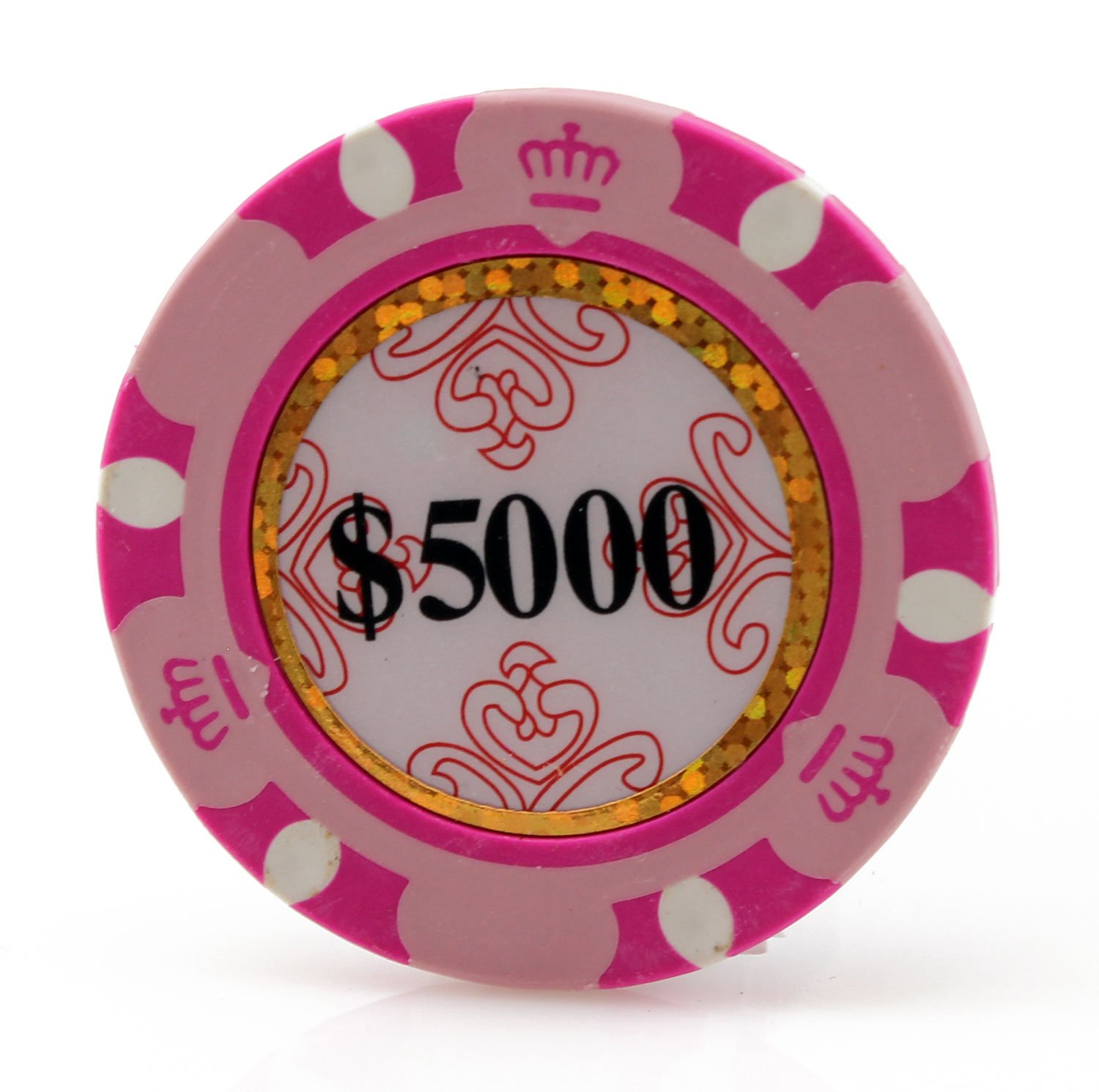 Monte Carlo Clay Poker Chips in 13.5 Gram Weight - Pack of 50 (Choose Colors)