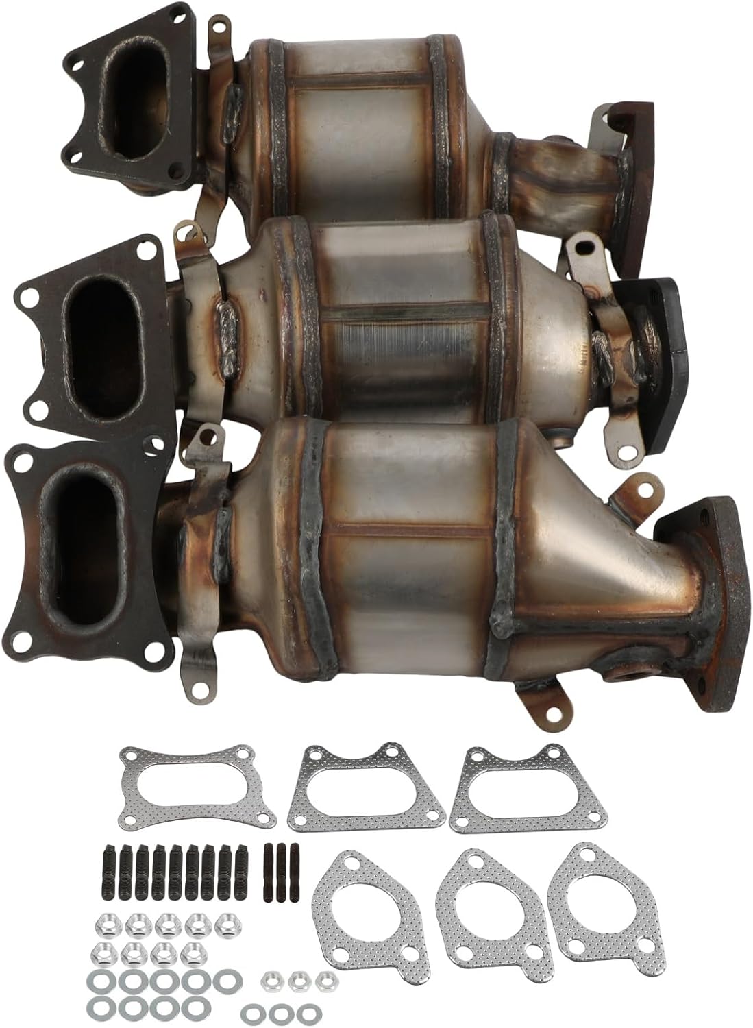 SCITOO 672145 672146 Catalytic Converter Fit For Acura For MDX For TL 2004-2008,Fit For Honda For Accord 2003-2007,For Odyssey 2005-2007,For Pilot 2005-2008,For Ridgeline 2006-2008,EPA Compliant