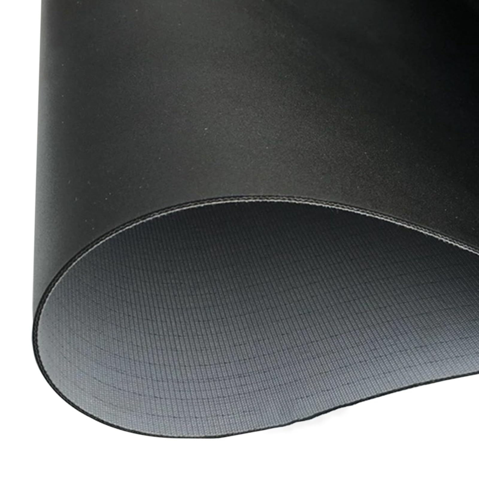 Schwarzes, mattes PVC-Förderband für Garage und kommerzielle Produktionslinien, robustes Material, ideal für den industriellen Einsatz, reibungsloser Betrieb, einfache Installation