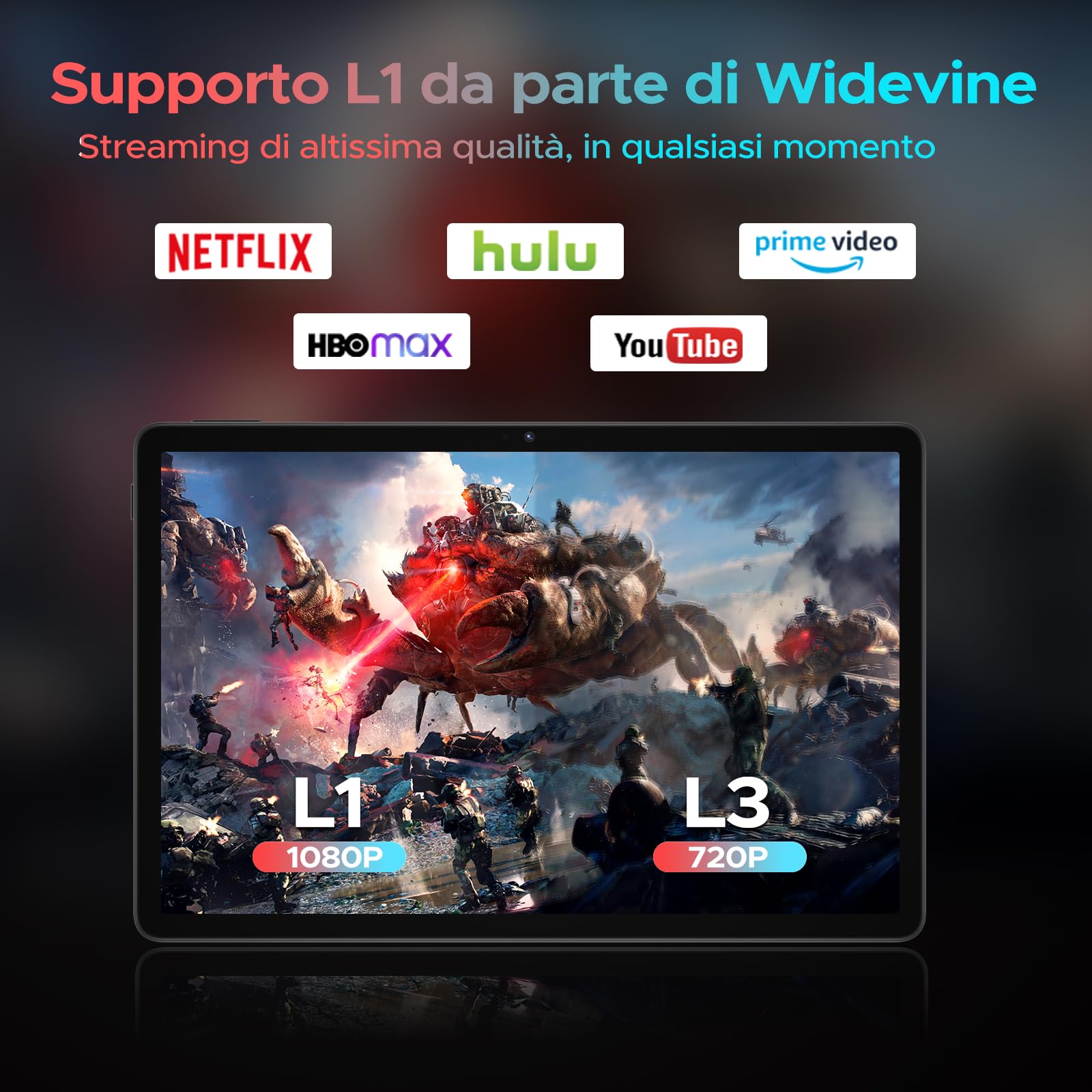 U11 PRO Android 16 Tablet 11 Pollici, 30GB+256GB/2TB Tablet con Tastiera, 8580mAh, T7200 Octa Core, Gemini AI Tablets con Pennae & Mouse & Case, 90Hz 1080P, 13MP+5MP, Widevine L1/WIFI 5 /Face ID/OTG