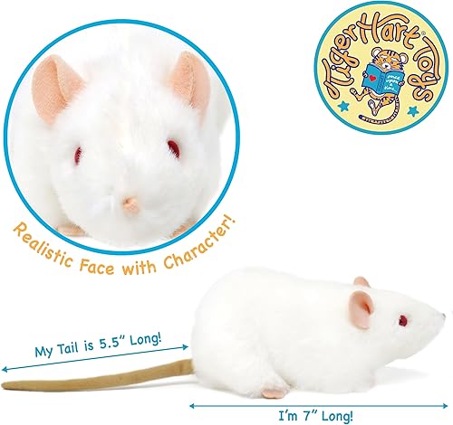 Miniatura 2 de Wylie The White Rat - Peluche de 7 pulgadas