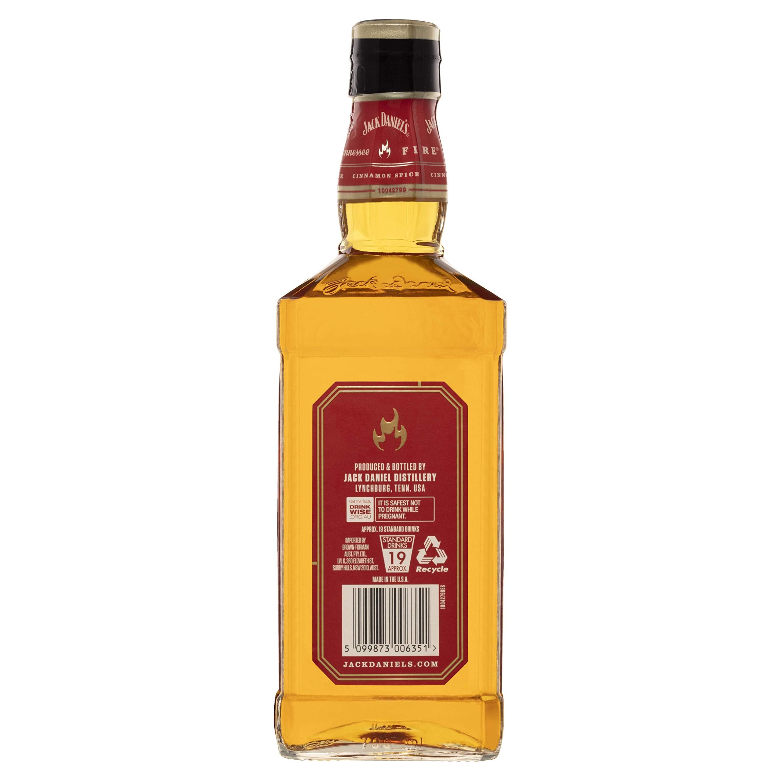 【日本未発売】Jack Daniel's Tennessee Fire Whisky Jack Daniel's Fire Tennessee 700ml | Frete grátis