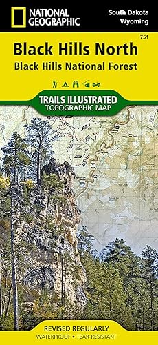Black Hills North Map [Black Hills National Forest] (National Geographic Trails Illustrated Map, 751)