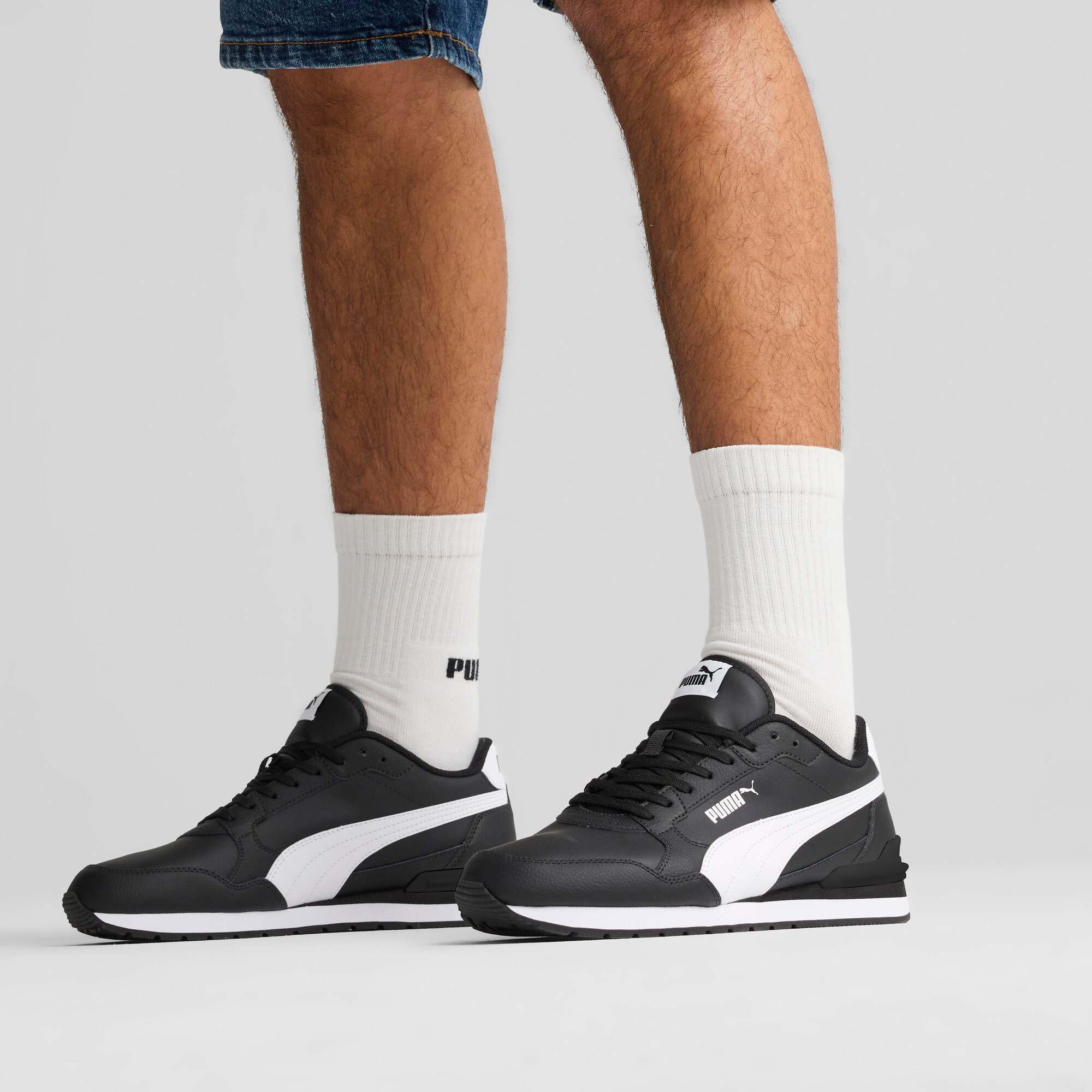 PUMA St Runner V4 L, Zapatillas Unisex Adulto, Puma Black-Puma White, 37.5 EU