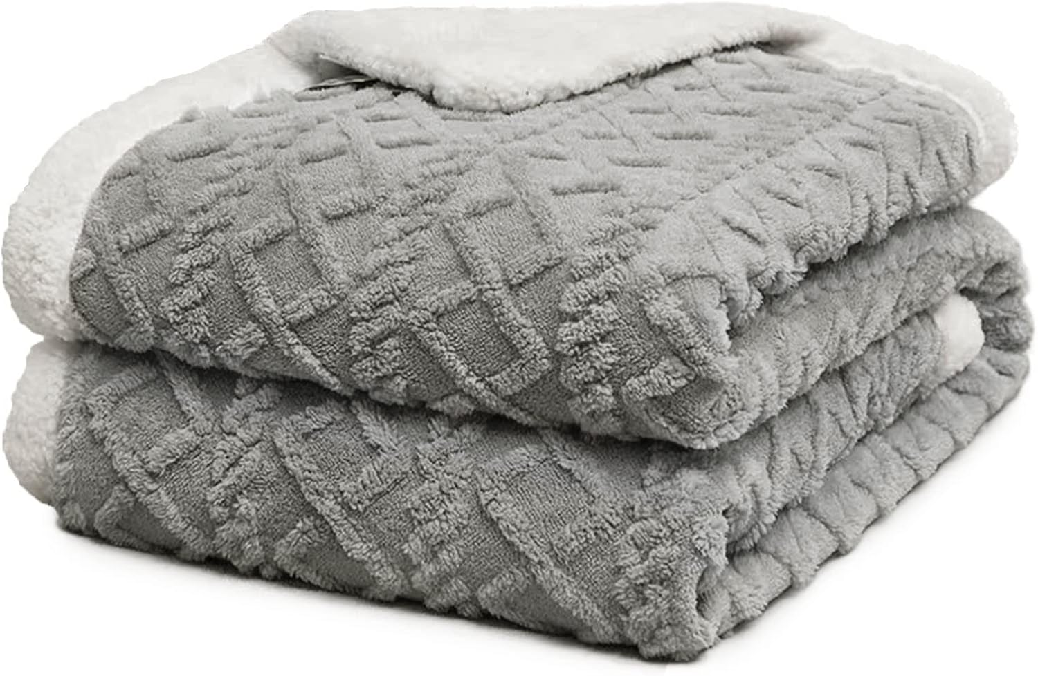 Fouriding Sherpa Fleece Throw Blanket,Soft Warm Bed Throws Blankets