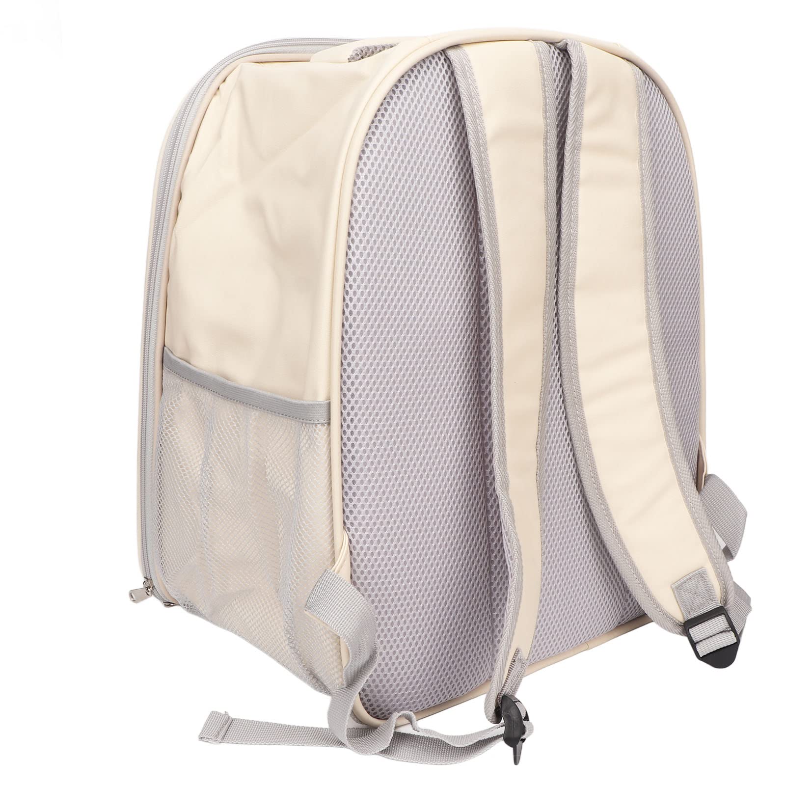 Katzentrage-Rucksack, Luftpolster-Rucksack-Träger mit transparenter, Rucksack-Tragetasche, Katzen-Rucksack, Mehrzweck-Rucksack mit großer Kapazität, transparent, belüftet,