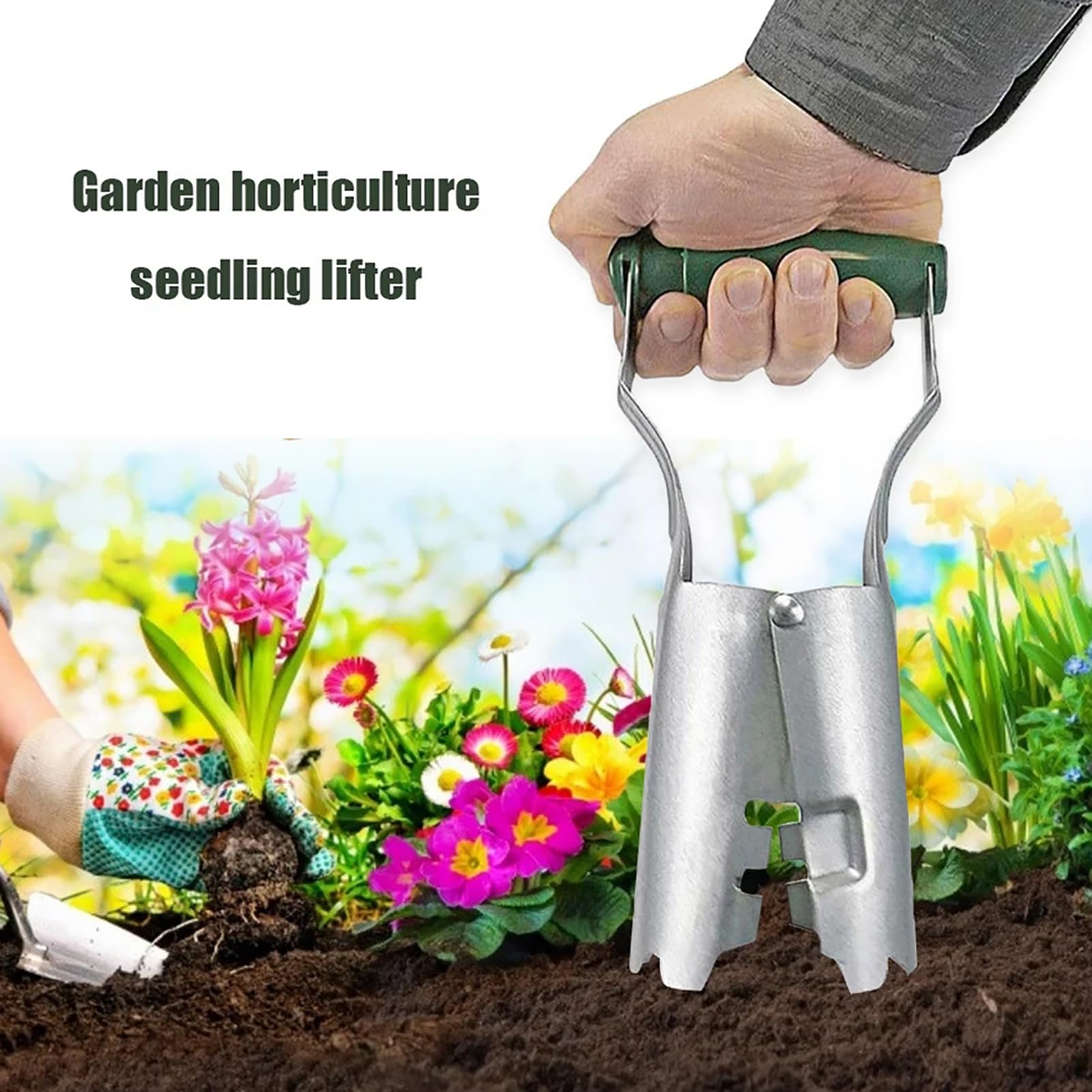 FAXIOAWA Trapiantatrice per Tubi per piantine agricole, Parti di Macchine per piantare Portatili da Giardino, Strumento per estrarre trapianti di Fiori