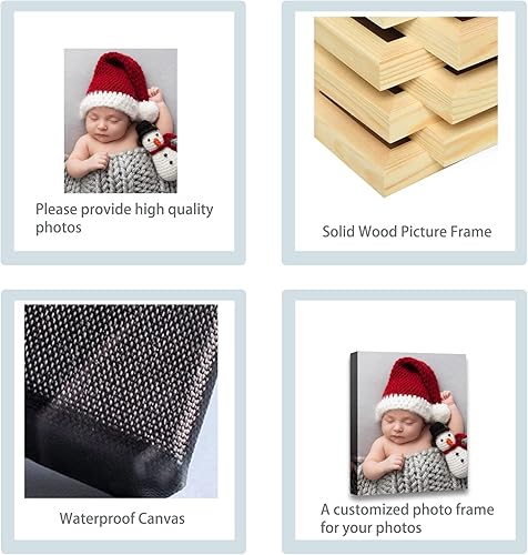 Miniatura 5 de YK artwood Lienzo Personalizado Subir Imágenes 30x20 Pulgadas - Impresiones de Lienzo Personalizadas con Tus Fotos - Imágenes de Lienzo