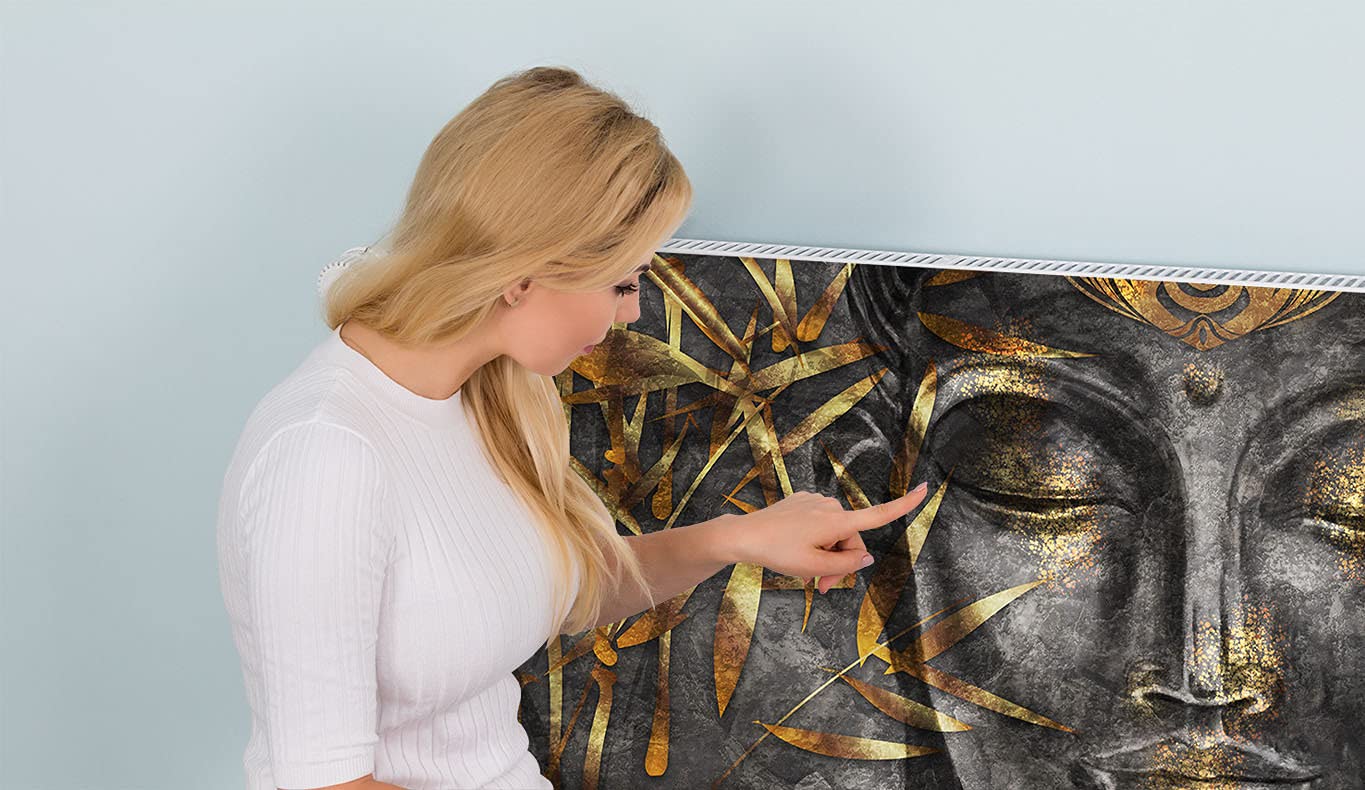 TMK ArtDeko Heizkörperverkleidung mit Magnet Stilvolle Optik 80x60 Heizkörperabdeckung,
