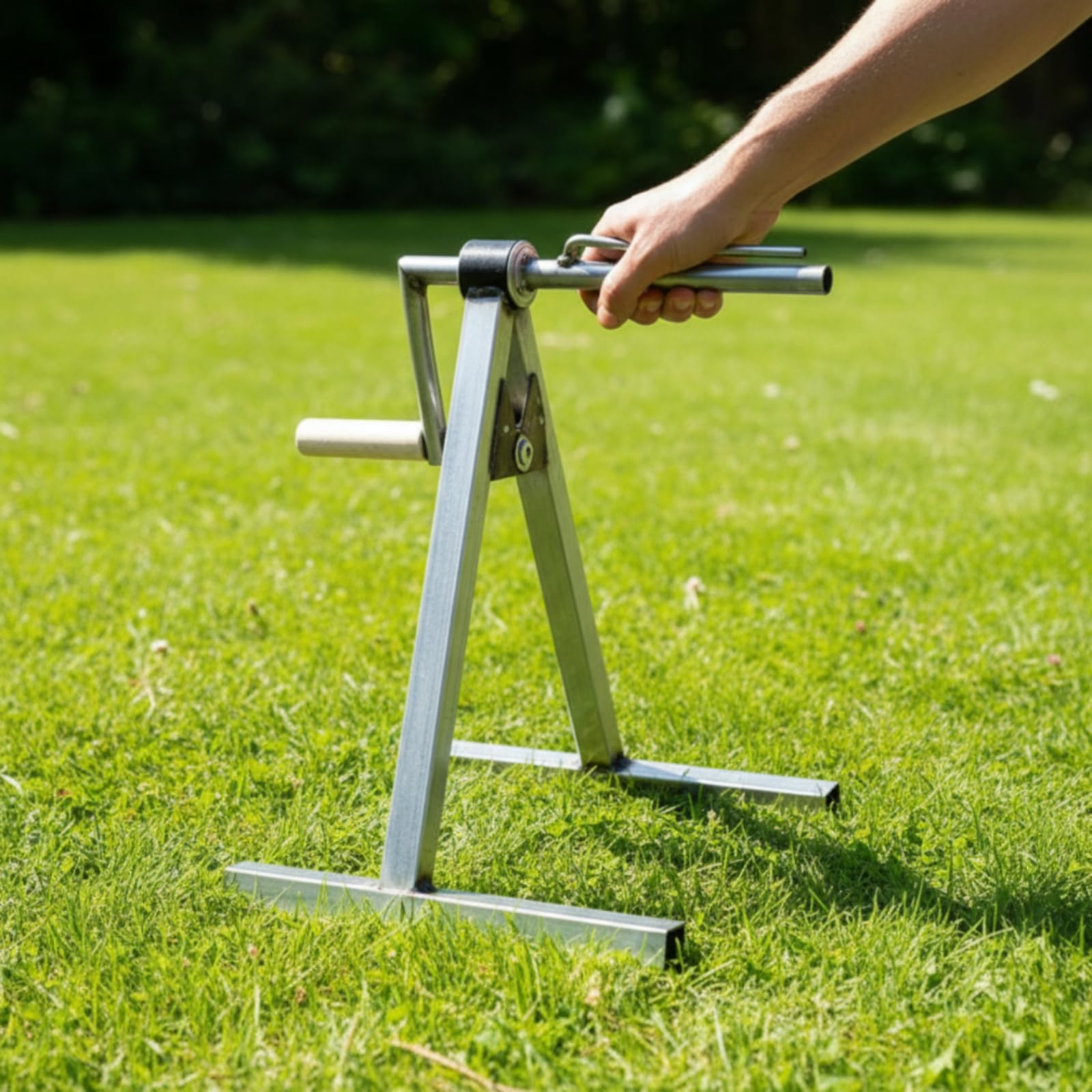 Avvolgitubo da Irrigazione Avvolgitore Tubo Supporto Tubo Carrello Tubo con Albero Superiore Dritto per Tubi Piatto O da Giardino Struttura Robusta Adatto a Giardino Orto Terrazzo Cortile