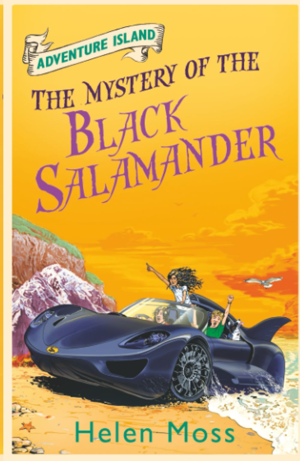 The Mystery of the Black Salamander: Book 12 (Adventure Island)-Helen Moss, Leo