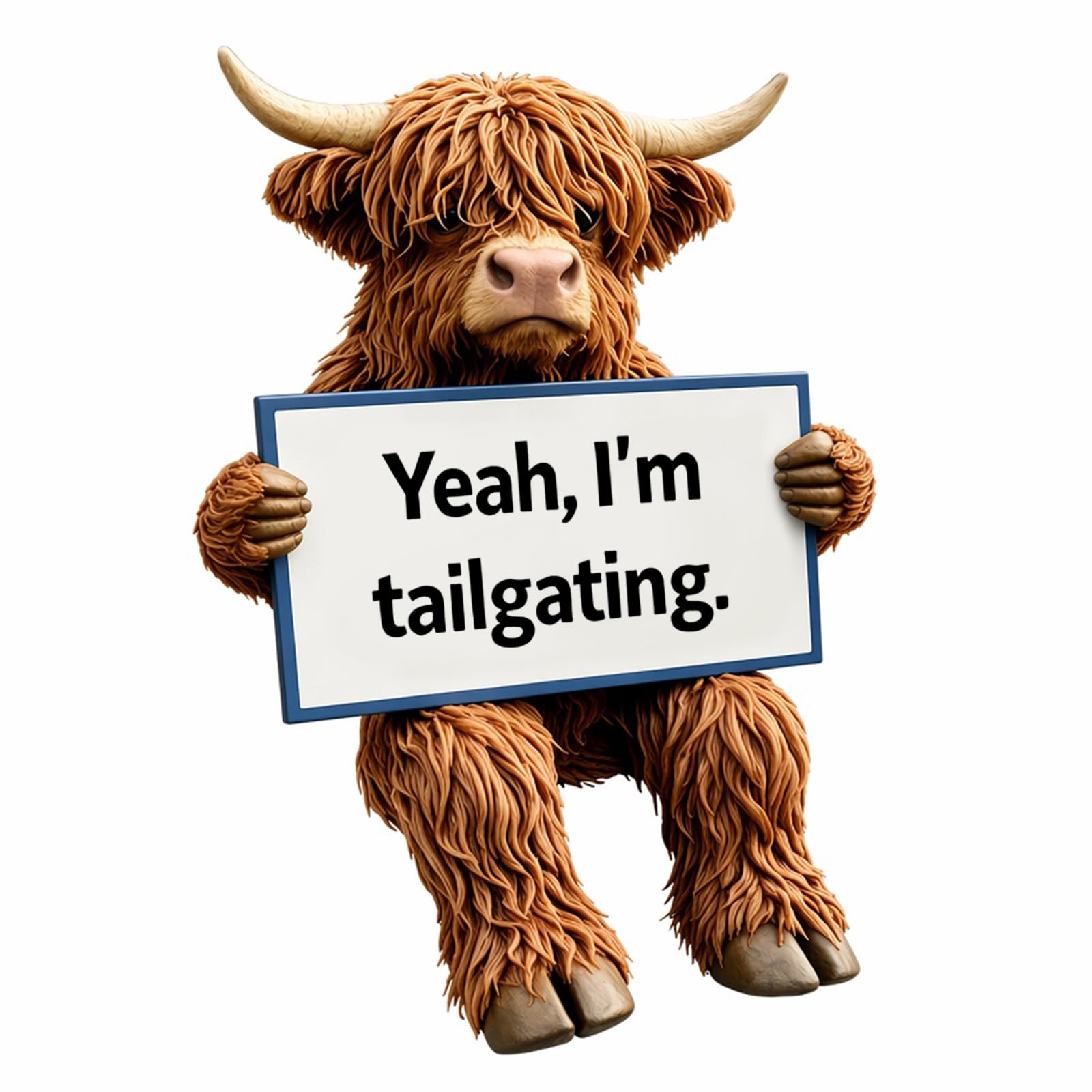 Resin Highland Cow Hitch Cover Fits Receivers Tow Plug for Most Vehicles