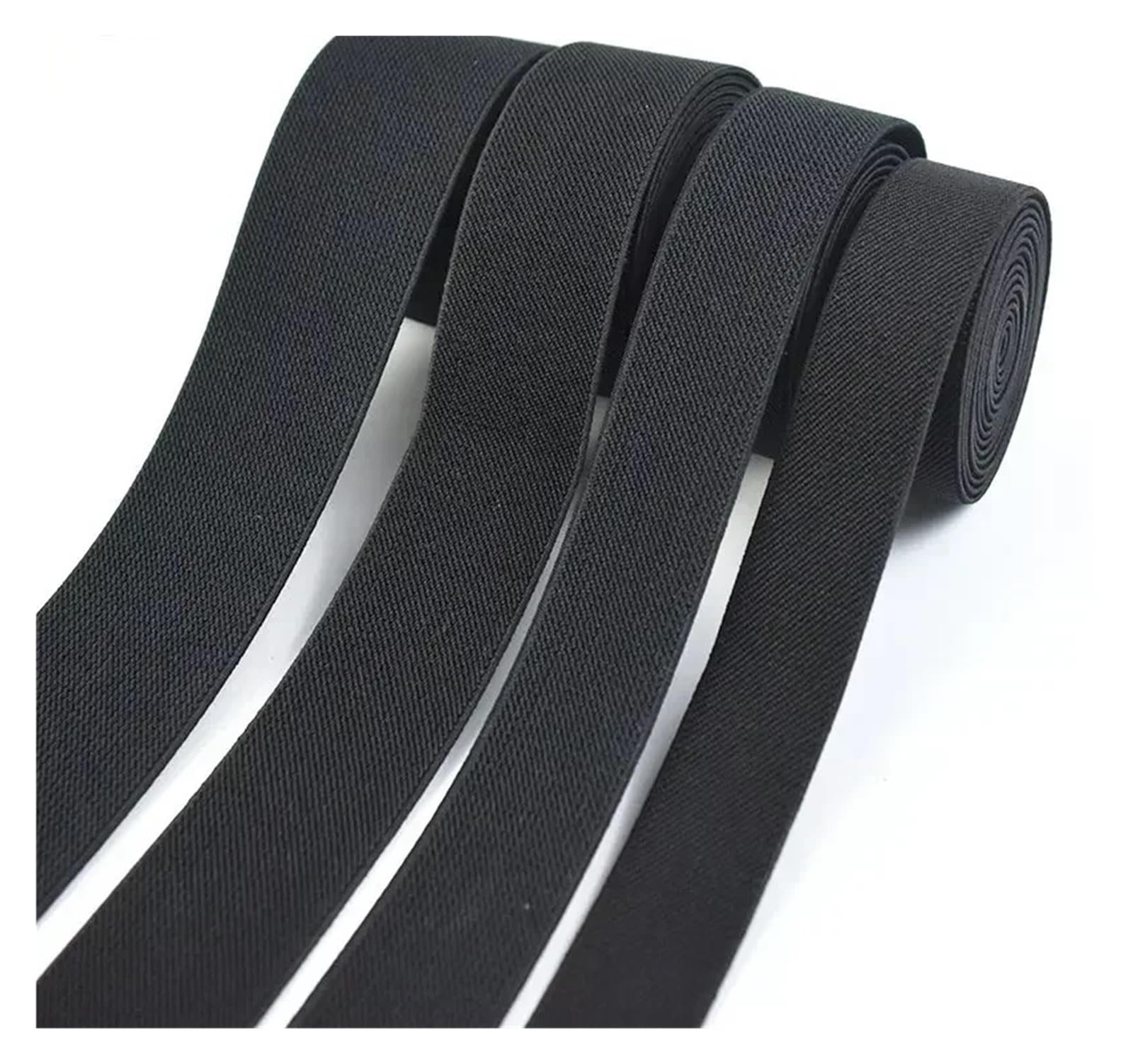 1/2/3/5M 20-70mm czarna gumka do szycia bielizny gumowa taśma spódnica z paskiem paski taśma rozciągliwa DIY akcesoria(5Meters,60mm)