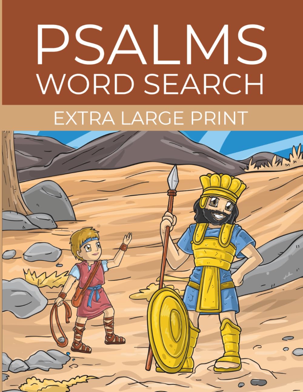 Psalms Word Search Extra Large Print: Christian Puzzle Books for Adults