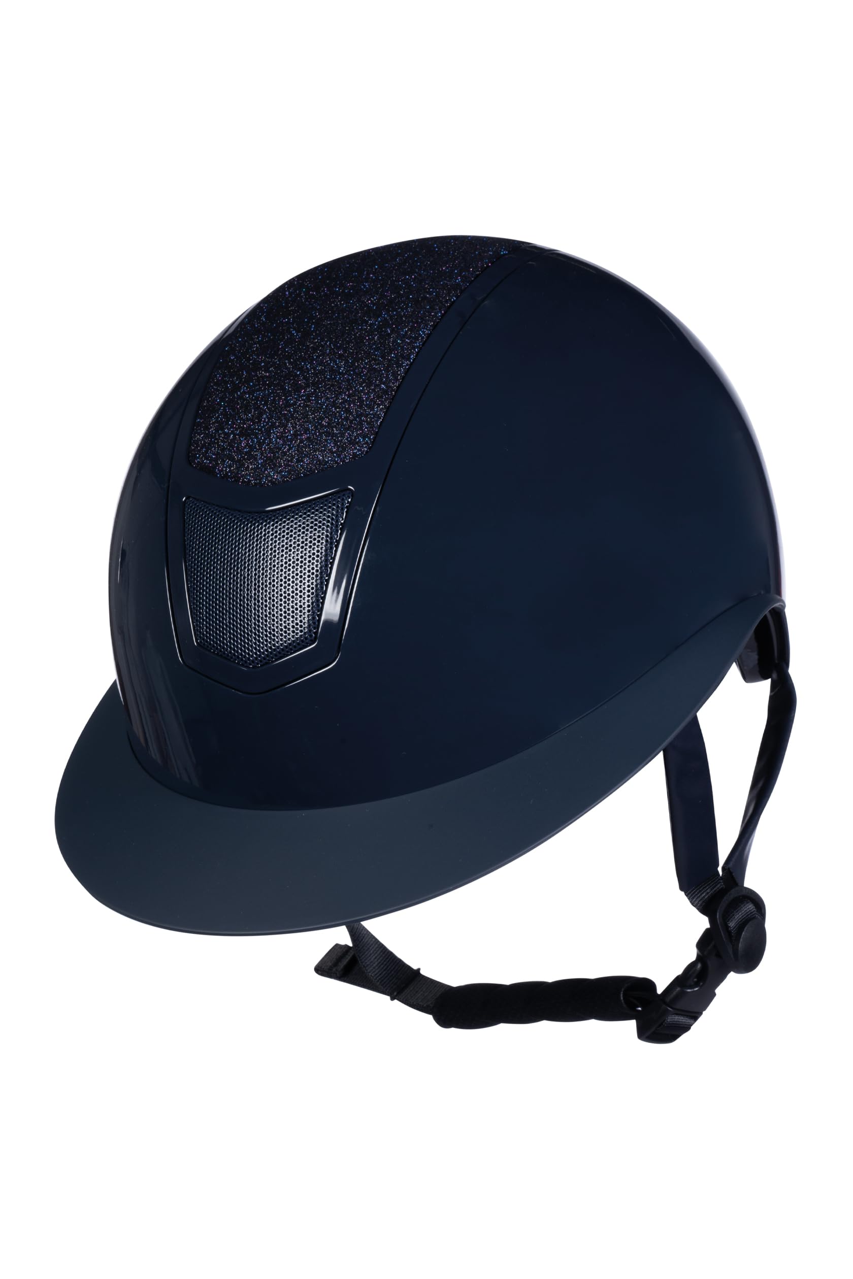HKM Carbon Professional Casco De Equitación, Unisex, Azul Oscuro, M