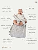 Vista 1 de GUNAMUNA Saco de dormir unisex de rayón de bambú, saco de dormir de primera calidad, 0.5 TOG