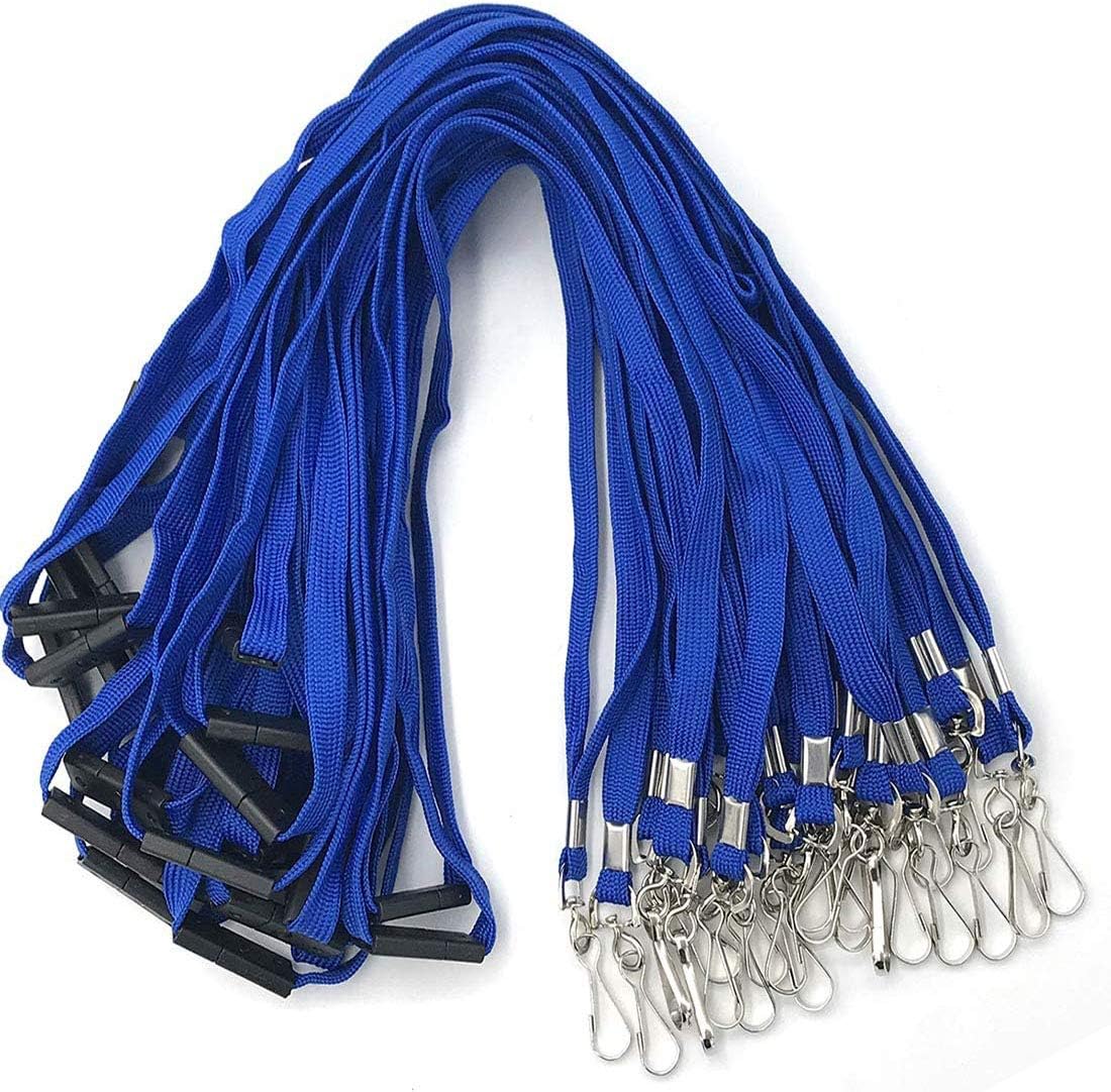 Bird Fiy Lanyards Safety Black Lanyards Neck Flat Premium Breakaway Badge Lanyard with J-Hook for ID Nametag Badge Holder