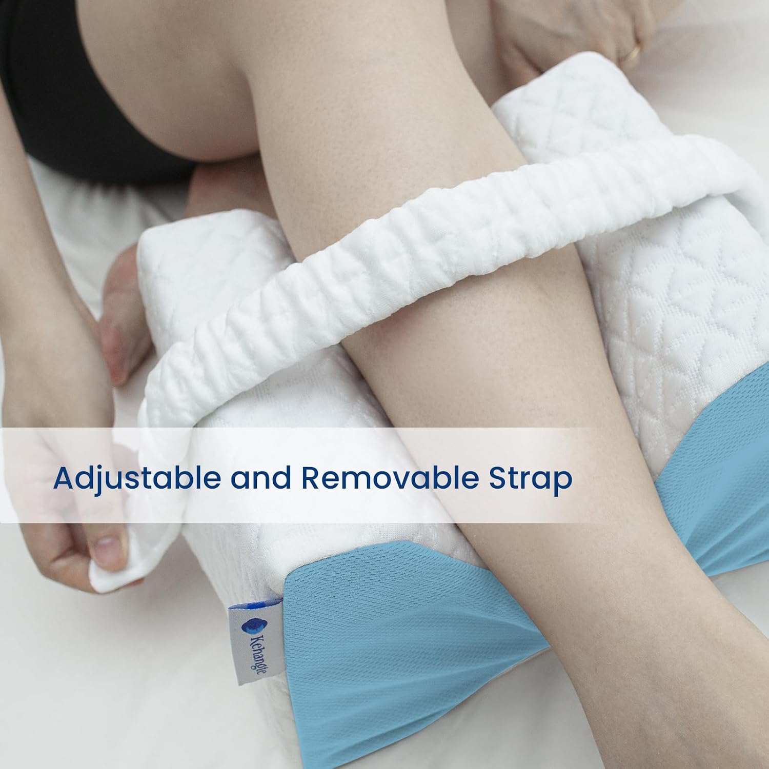 Knee Pillow for Side Sleepers,Knee Pillow,Leg Pillow for Side Sleeping,Memory Form, Leg Support Pillow,Removable&Washable Cover. 8 Knee Pillow for Side Sleepers,Knee Pillow,Leg Pillow for Side Sleeping,Memory Form, Leg Support Pillow,Removable&Washable Cover. - Image 6
