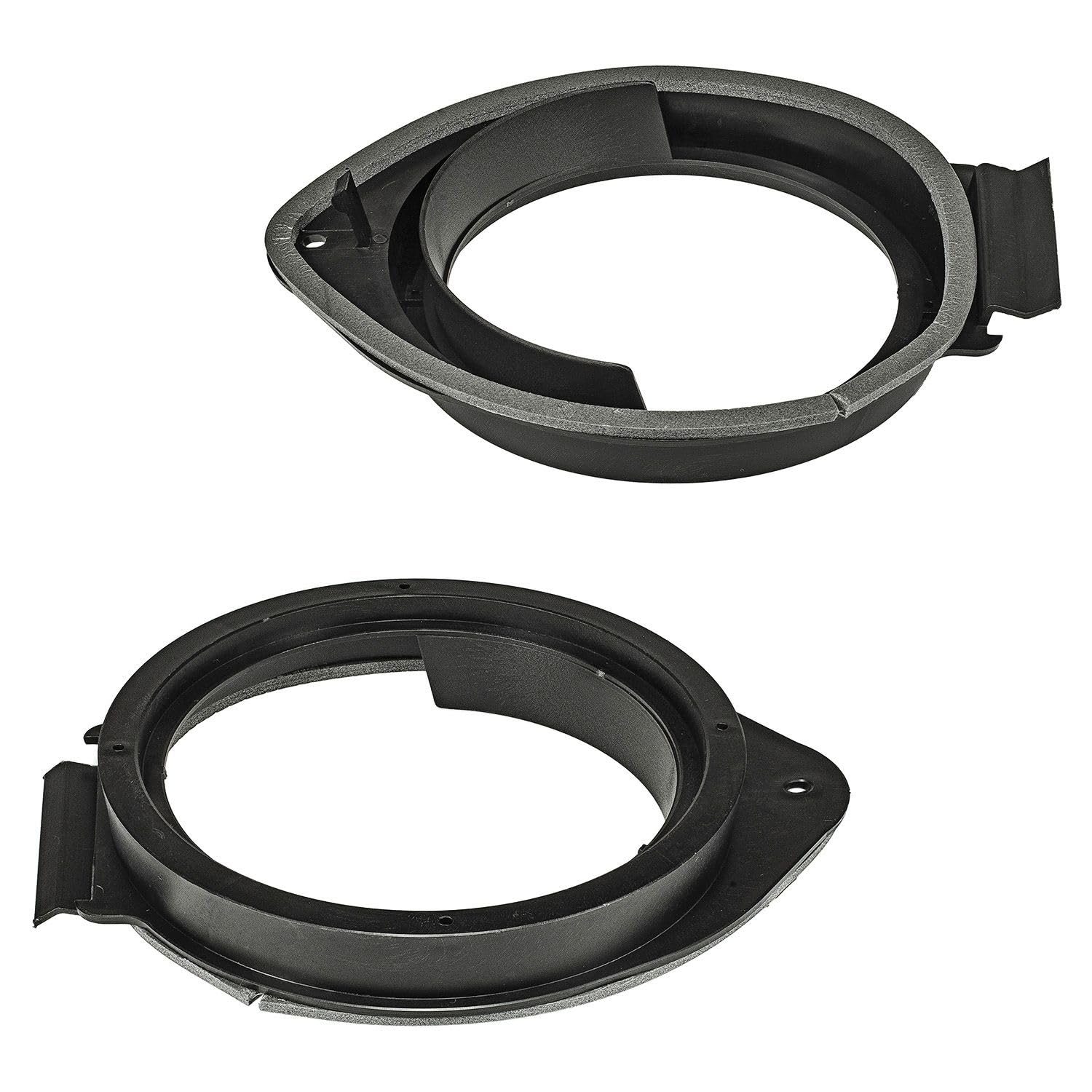 tomzz Audio 2806-003 Anelli per altoparlanti Staffe di adattamento compatibili con Opel Astra Insignia dal 2009 Chevrolet Cruze Camaro Hummer varie posizioni di montaggio per altoparlanti DIN da 16...