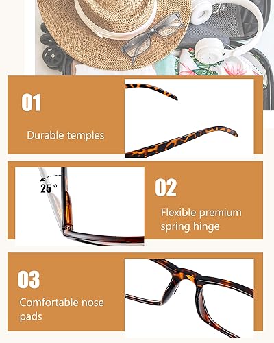 Miniatura 3 de Umigy Paquete de 24 lentes de lectura a granel, lentes de lectura para hombres y mujeres, lentes de lectura, lentes de lectura, lentes ligeros