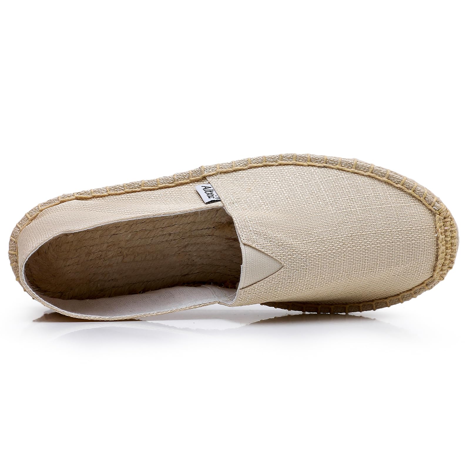 Altxic Espadrilles Plates en Toile Confort à Bout Fermé pour Homme