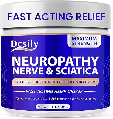 Thrudove Crema de ciática y neuropatía - Crema de árnica para neuropatía para nervios y ciática, gel de árnica para nervios, manos, pies, piernas,