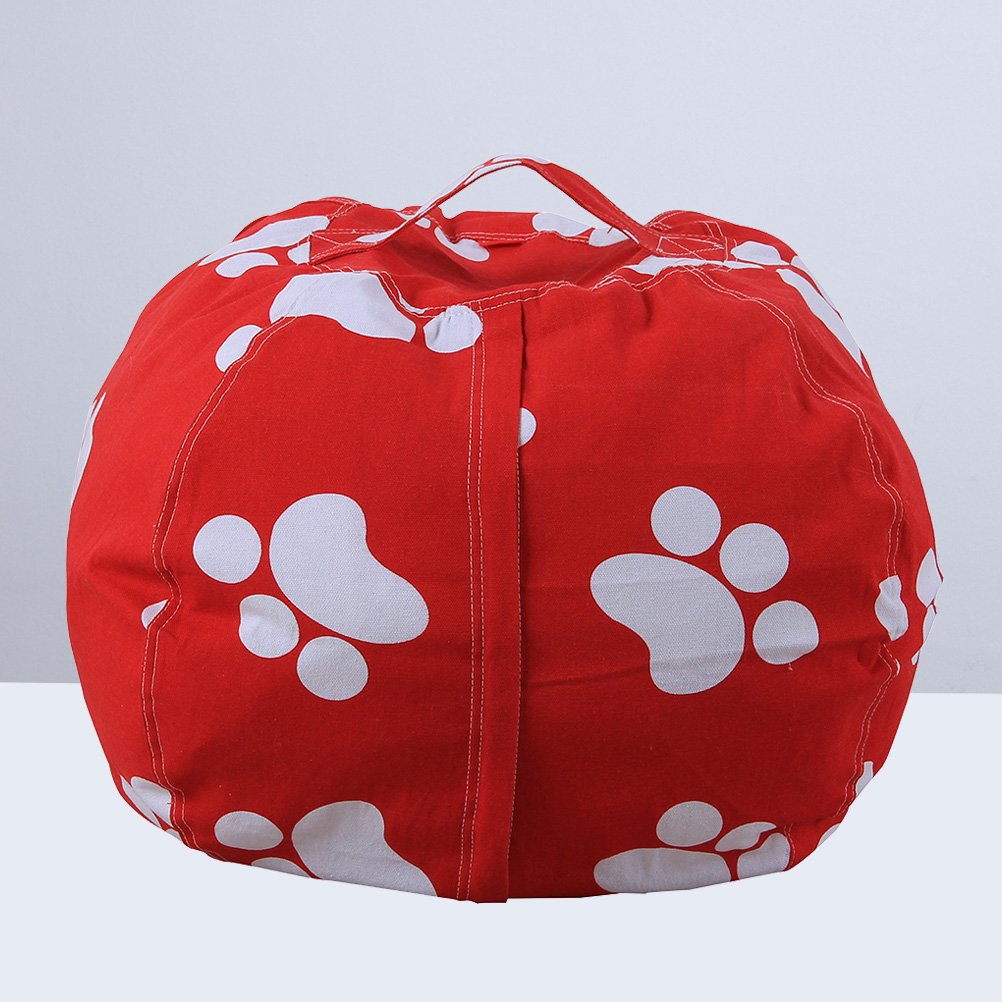 Bolsa de Almacenamiento para Niños Y Niñas Organizador de Juguetes Cierre de Cremallera Lona para Tapetes de Peluche