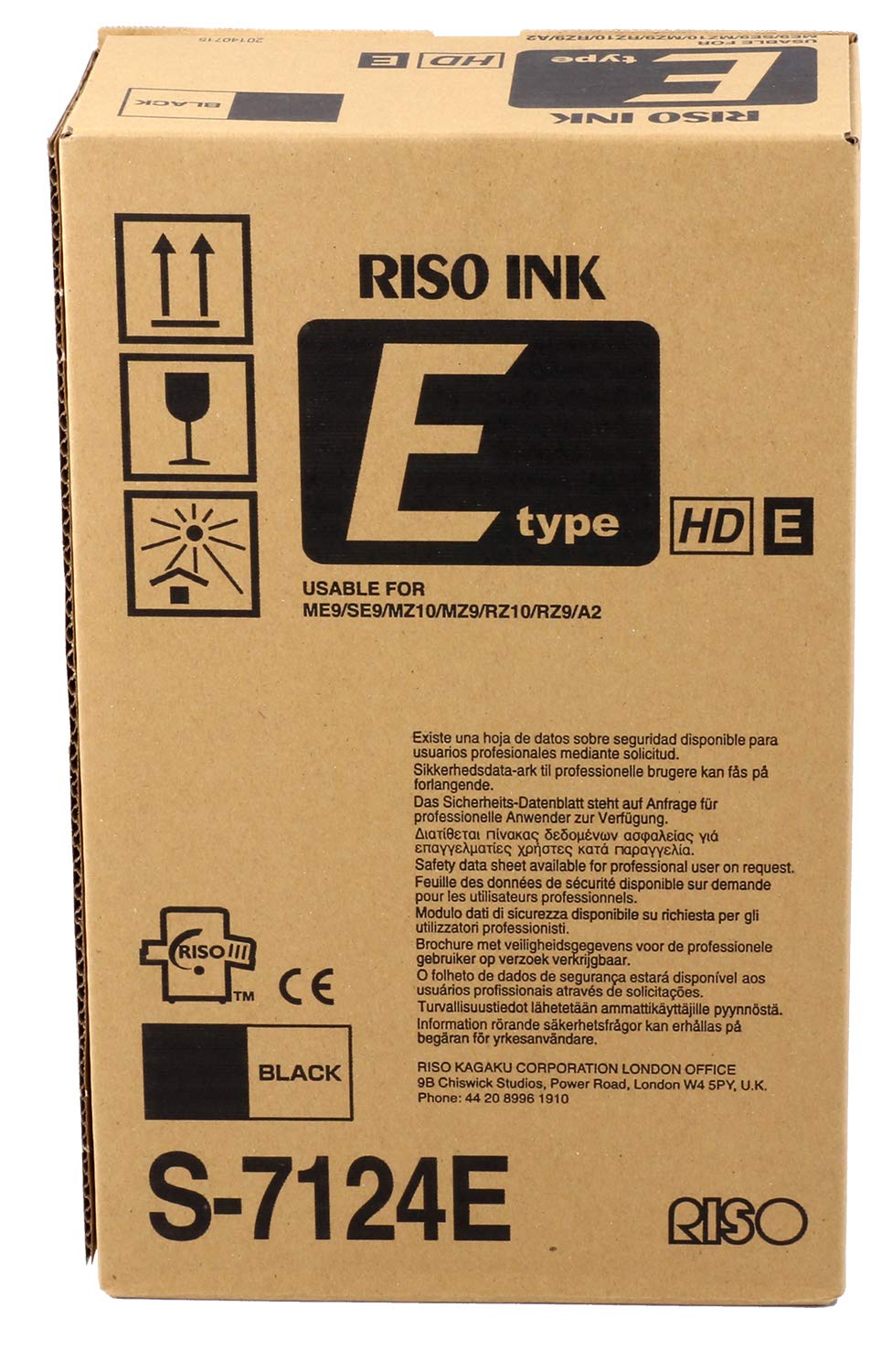 Riso S-8113E S-7612-S-4253-S-6930 - Inchiostro originale FII type E