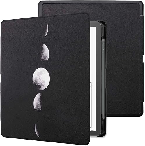 WALNEW Funda para Kindle Scribe de 102 pulgadas lanzado en 2022 funda inteligente de piel sintética con soporte para bolígrafo y encendido