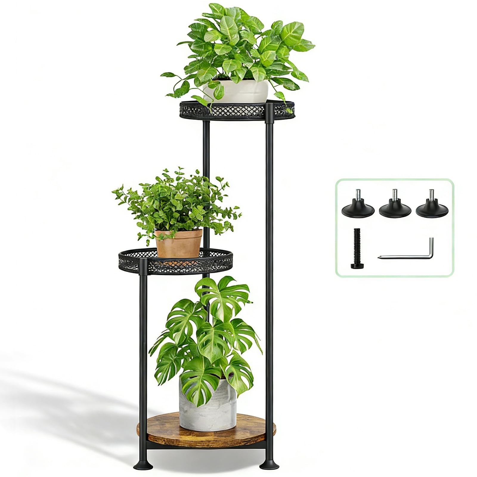 Atpddpey Asymmetrical Plant Stand