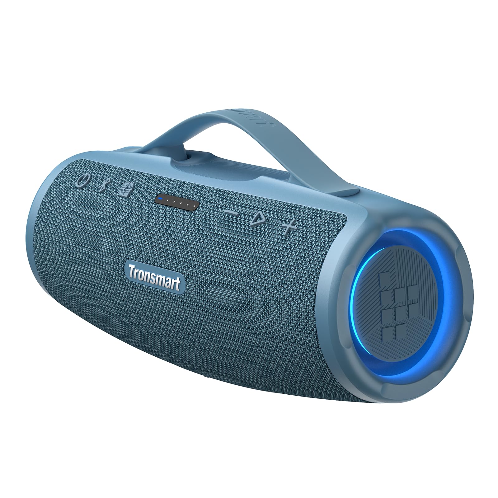 Tronsmart Mirtune S100 Altavoz portátil bluetooth, 50 W, bajos impactantes y agudos brillantes, mango retráctil, 20 horas de reproducción, IPX7 impermeable, ecualizador personalizado, sofá