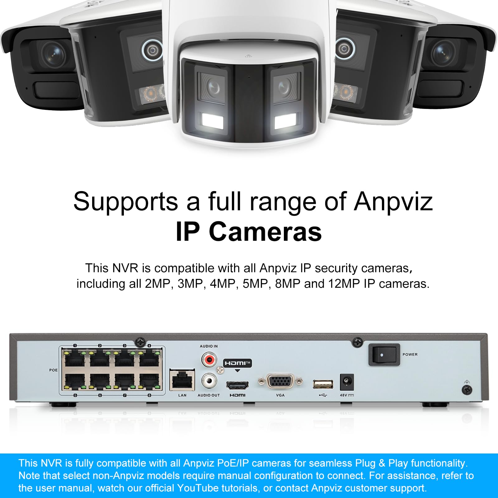 Sistemi IP POE 8/16CH, 8CH With 2TB