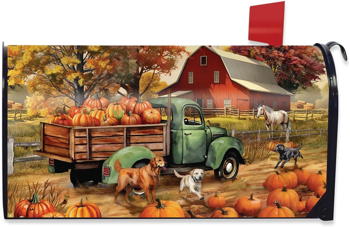 Briarwood Lane Autumn Farm Oversized Mailbox Cover