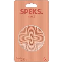 SPEKS Slabs Circle Groove Orange Textured Silicone Sensory Fidget Sticker