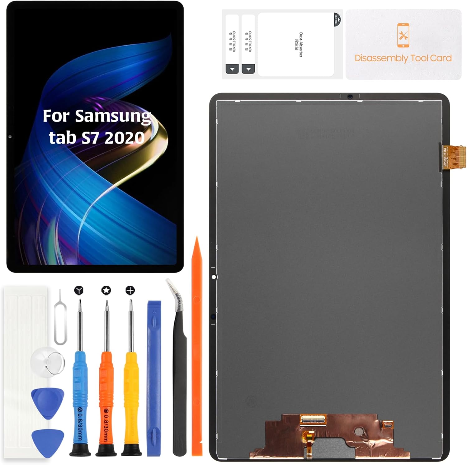 A-MIND OEM for Samsung Galaxy Tab S7 11" 2020 Screen Replacement SM-T870 SM-T875 LCD Display and Touch Screen Digitizer Assembly with Repair Tool Kit