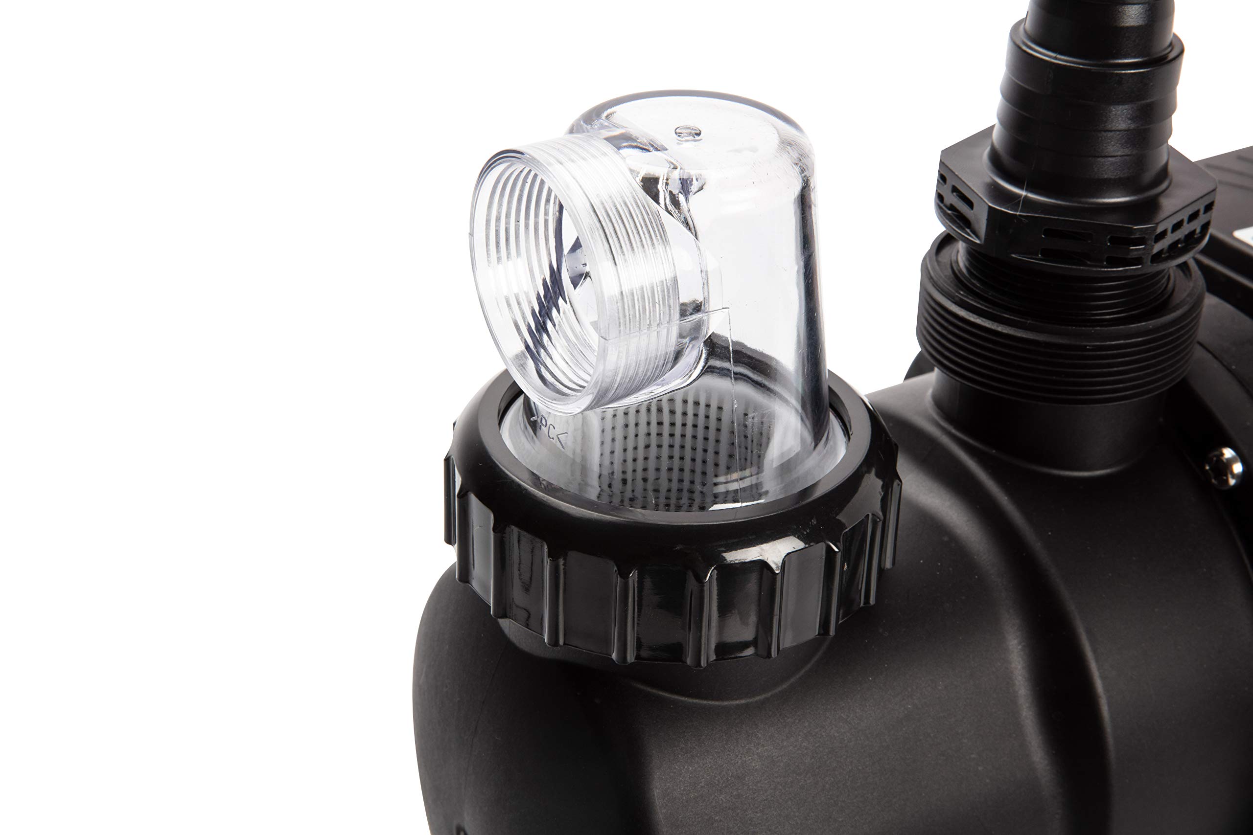 Steinbach 040922 SPS 100-1 Pompe de Filtration Auto-amorçante sans minuteur, Noir