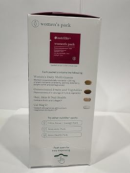 Nutrilite Womens Supplement Packs 30 Packets