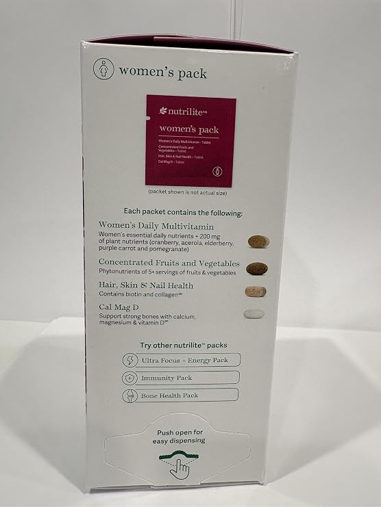Nutrilite Womens Supplement Packs 30 Packets