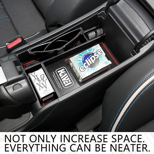 Miniatura 5 de Bandeja organizadora de consola central compatible con accesorios Honda HRV 2023 2024, caja de almacenamiento para reposabrazos para HRV
