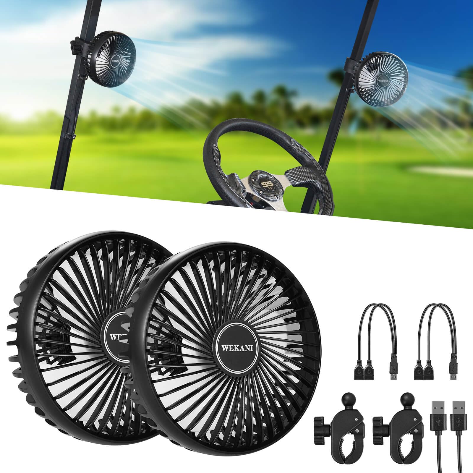 best golf cart fans