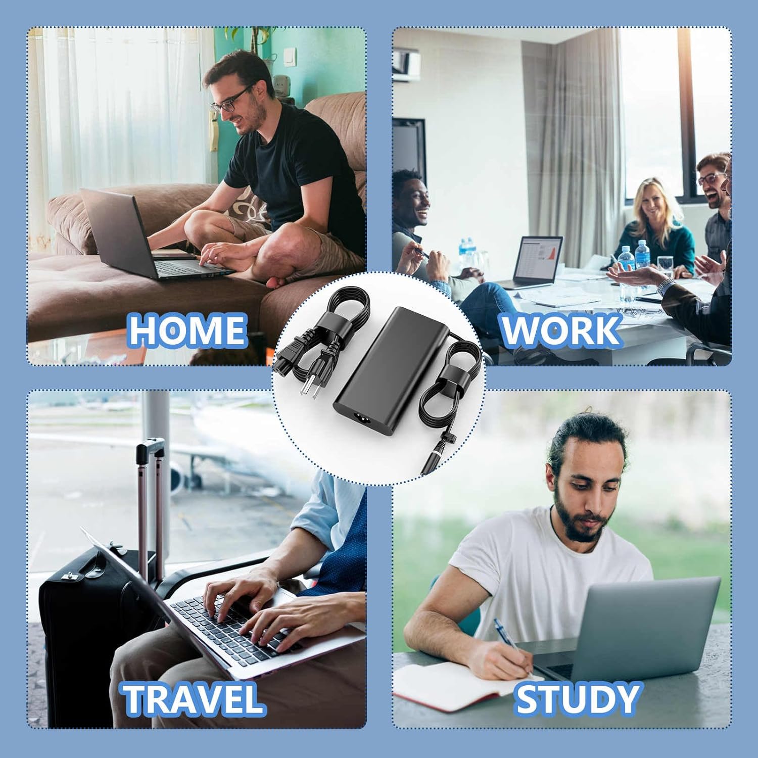 GaN 180W 9.23A 19.5V Charger Adapter Compatible with Dell Precision 7680 7670 7770 7780 LA180PM210 HA180PM210 DA180PM210 AC Power Supply Adapter