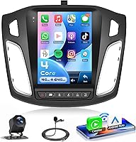 Vista 1 de Radio de coche Android 13 4G + 64G para Ford Focus 2012-2018, Rimoody Car Stereo Wireless Carplay Android auto GPS 5G-WiFi Mirror Link 9.7 pulgadas