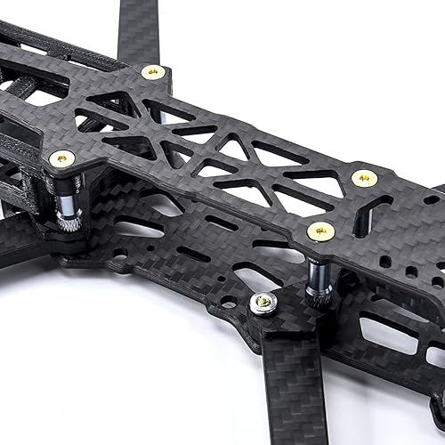 Miniatura 9 de Readytosky 11.614 in HD 7 pulgadas FPV Racing Drone Frame Kit Fibra de Carbono Freestyle Marco para DJI FPV Unidad de Aire