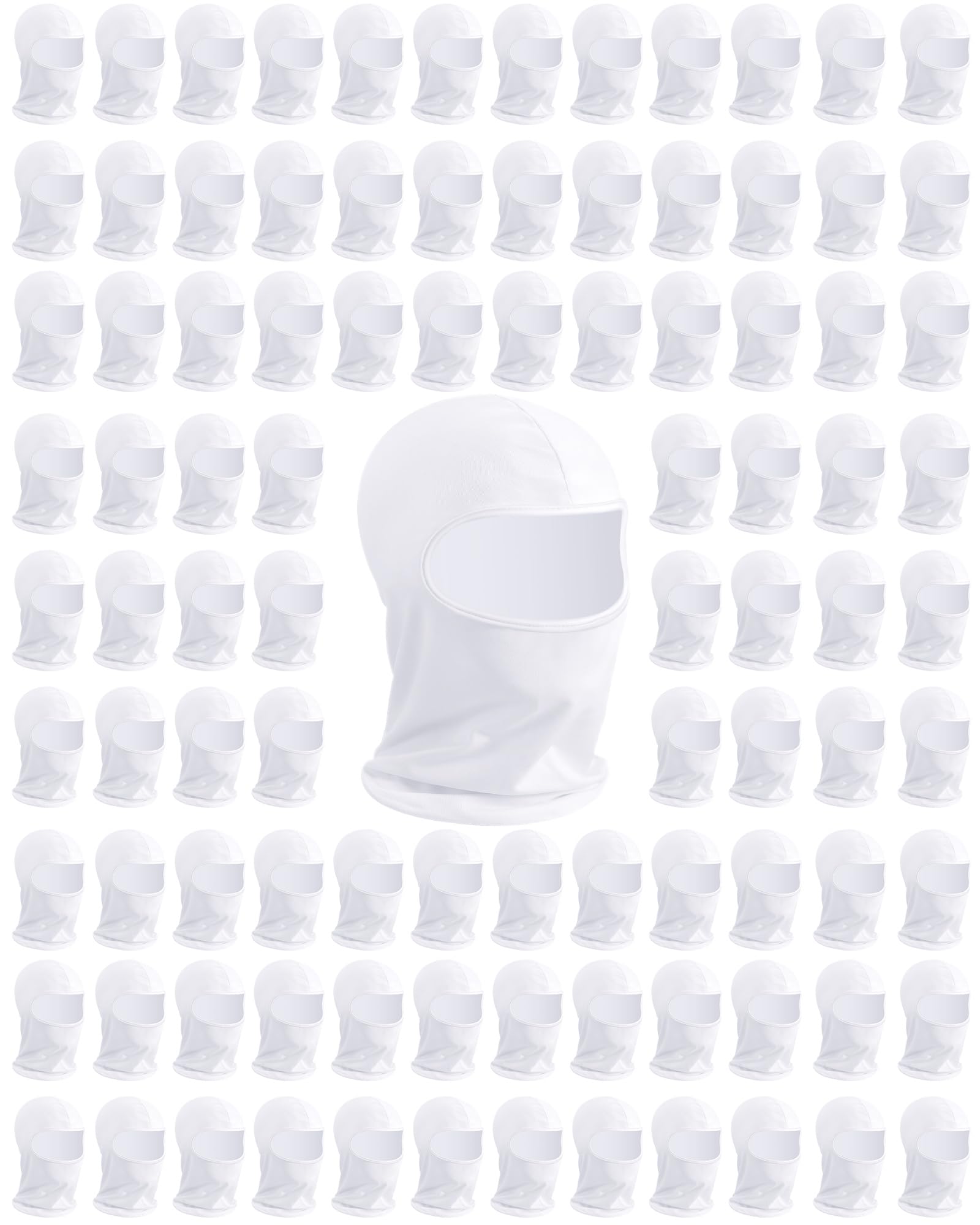 Panitay 200 Pack Spray Sock Head Socks Painters Hood Mask,White