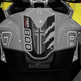 labelbike - Autocollant 3D Moto Réservoir Protection et Décoration en Résine compatible avec Triumph Tiger 800 Sport 2025 - Couleur Gris - Graphite