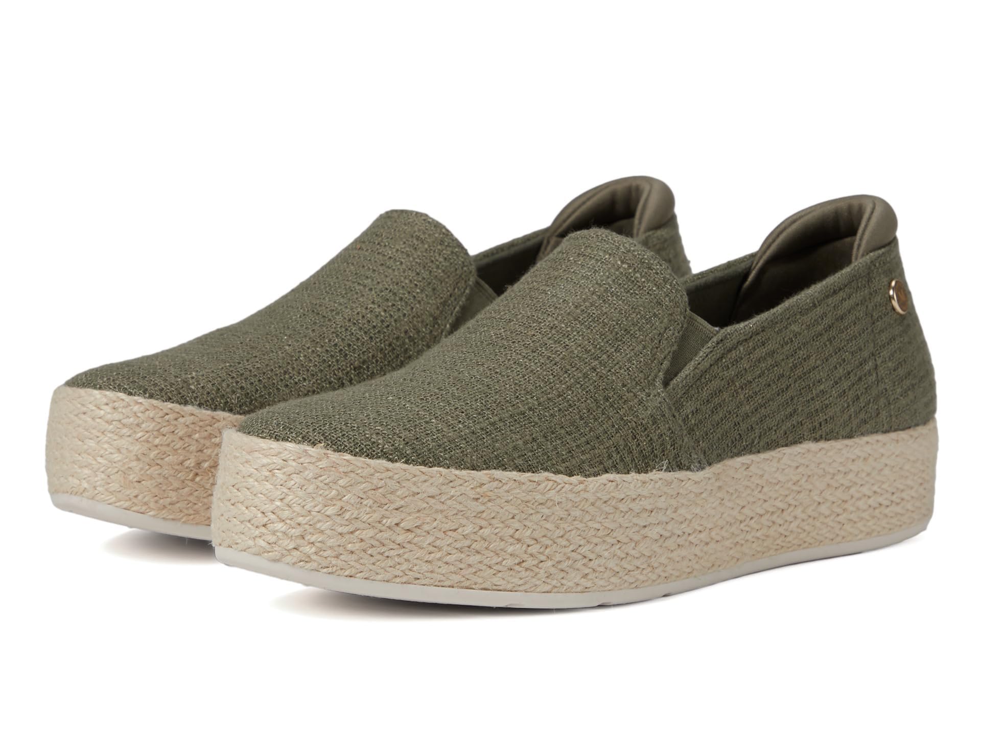 Skechers Women's Martha Stewart Bobs Sesam-by The Bay Loafer, Olive Leaf for Me Leaf It to Me, 7 UK