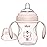 Chicco Transition Sippy Cup with Silicone Spout and Spill-Free Lid 7oz. | Calibration Markings | Removable Handles | Top-Rack Dishwasher Safe | Easy to Hold with Ergonomic Indents | Blush | 4+ months